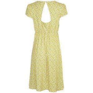 🍋 Lemon print keyhole back midi dress XL